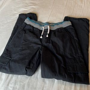 Boys 8/10 black cargo pants